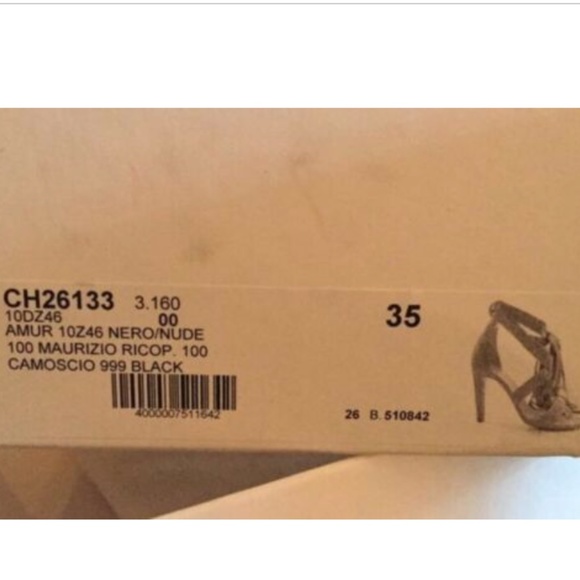 New & Authentic Chloe Black Fringe Heels- 35 - Picture 8 of 8